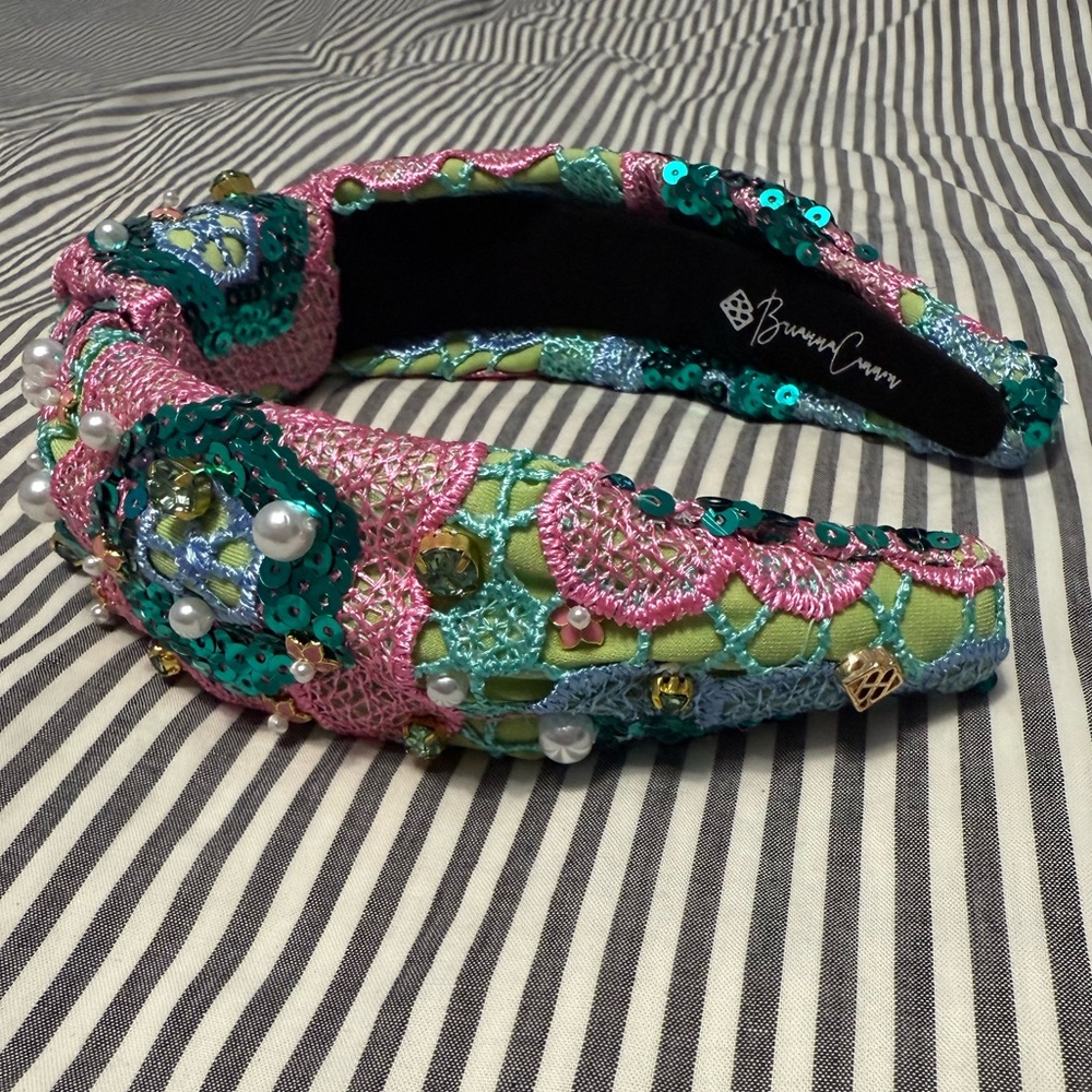 Brianna Cannon Turquoise Mosaic Headband